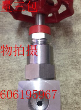 不锈钢316丝扣针型阀J13W-160R内螺纹高压针型阀门内螺纹截止阀