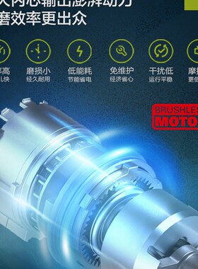 威克士WU980无刷角磨机100mm磨光机切割机抛光机125mm打磨机WU981