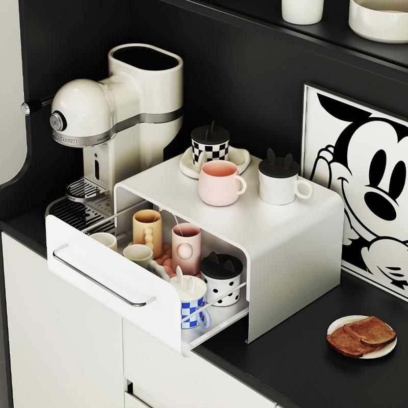 杯子防尘水杯置物架杯架收纳储物架茶具咖啡机台面马克杯收纳盒,淘宝优惠券,粉丝福利购,淘宝优惠卷
