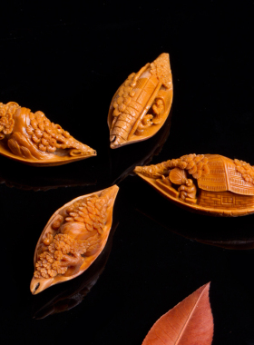 老赵家直播聚财橄榄核手串八大财神爷核雕文玩老油橄榄胡盘玩手链