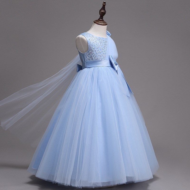 女童公主裙婚纱儿童晚礼服童装花童钢琴演出服小女孩蓬蓬纱连衣裙,淘宝优惠券,粉丝福利购,淘宝优惠卷