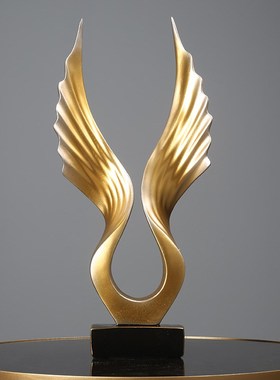 现代欧式家居装饰工艺新品摆设酒柜书房玄关客厅摆件大鹏展翅摆件