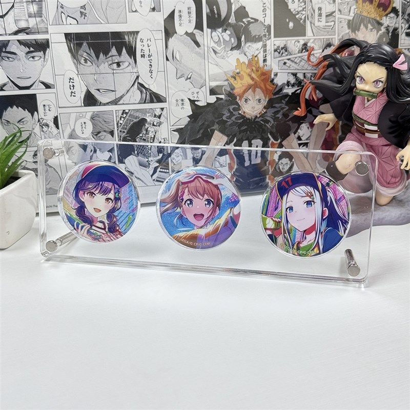 谷的Time 现货 徽章吧唧砖相框 58 75mm 谷美收纳展示亚克力支架,淘宝优惠券,粉丝福利购,淘宝优惠卷