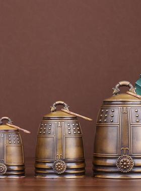 铜铃铛纯铜挂件大小号风铃铜铃门窗饰八角铜钟卧室店铺摆件工艺品