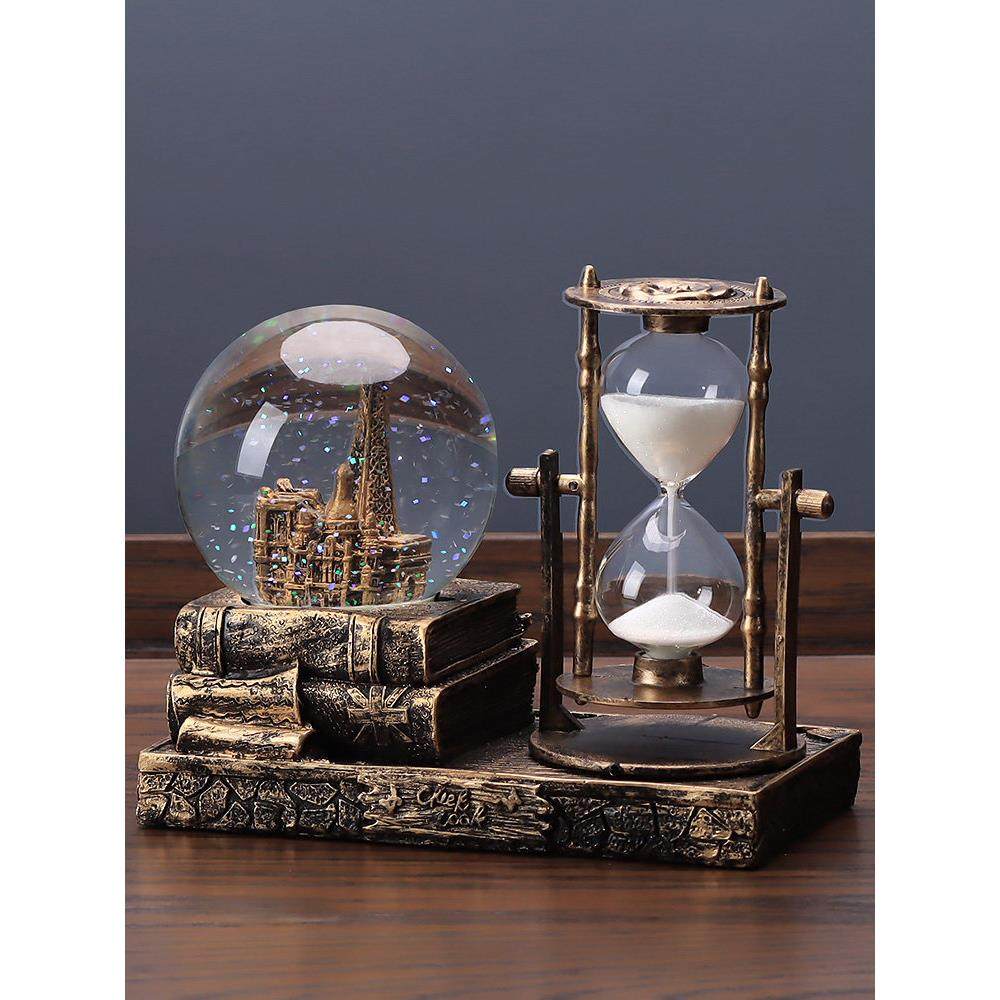 北欧现代摆件轻奢创意个性沙漏计时器电视酒柜书房办公桌客厅摆件,淘宝优惠券,粉丝福利购,淘宝优惠卷