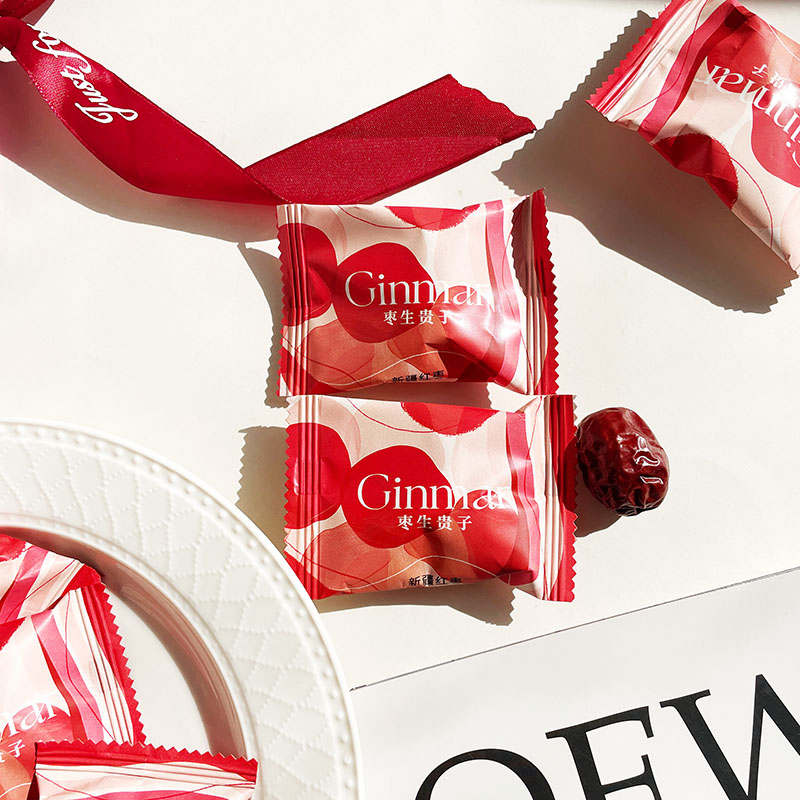 英国Ginmar金玛枣生贵子新疆红枣网红结婚喜糖喜枣伴手礼休闲零食 - 图1
