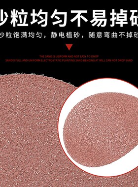 德国进口植绒砂纸抛光打磨神器超细木头墙面腻子水磨沙纸打磨机耐