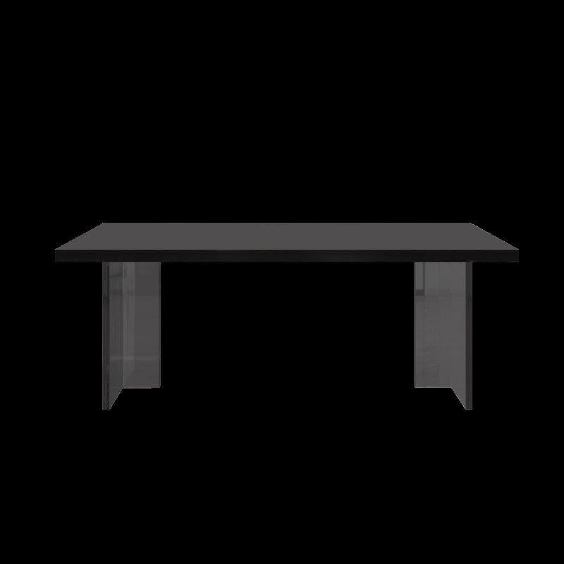 加厚岩板奶油风亚克力悬浮餐桌现代简约黑白色极简桌小户型电磁炉,淘宝优惠券,粉丝福利购,淘宝优惠卷