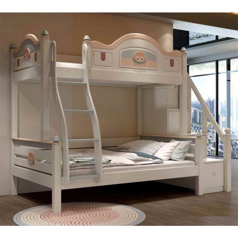 全实木上下床双层床子母床两层上下铺木床成年双人床高低床儿童床,淘宝优惠券,粉丝福利购,淘宝优惠卷