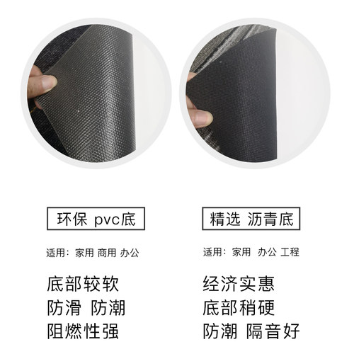 办公室地毯商用拼接大面积满铺台球厅客厅卧室纯色方块Z隔音可剪 - 图3