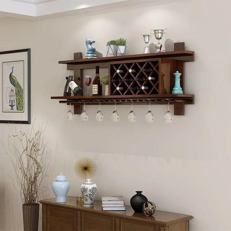 挂壁式酒柜美式酒柜酒架墙上置物架菱形酒格餐厅实木壁挂酒柜红酒,淘宝优惠券,粉丝福利购,淘宝优惠卷