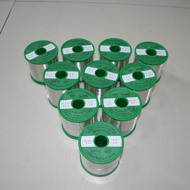 东莞0.60.8mm实芯高纯度无铅锡线Sn99.3免洗无卤无铅焊锡丝 - 图0