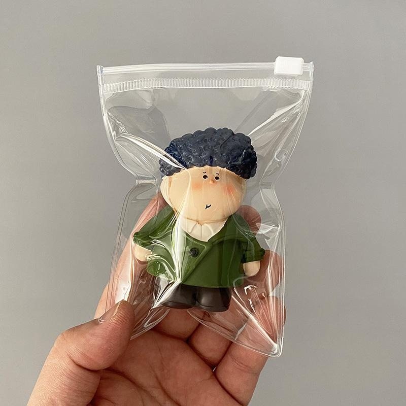 充电器收纳分区有线透明零钱包移动硬盘自封袋收纳包鼠标蓝色清新,淘宝优惠券,粉丝福利购,淘宝优惠卷