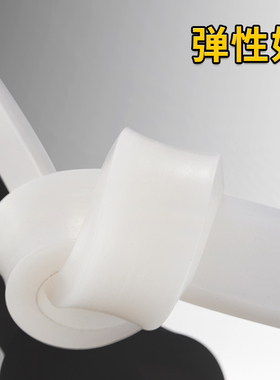封口机防撞防水硅胶条实心方条耐高温密封条橡胶防滑方型5mm/8mm