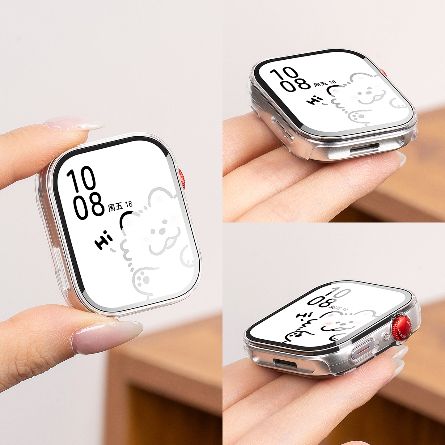 适用华为FIT4保护壳4pro手表FIT3壳膜一体watchfit4高清保护套fit2运动新款watch三代表壳全包防爆钢化膜配件 - 图1