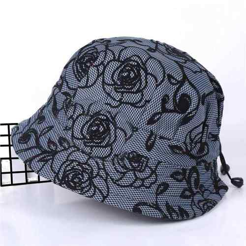 夏天中老年女士夏季帽子春秋薄款遮阳帽老年奶奶老太太帽布帽老人 - 图1