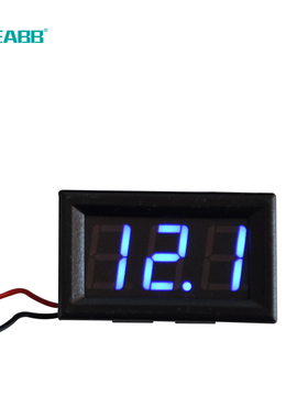 LED数码管两线电压表DC5V-120V直流数显表数字电压表头指示显示器