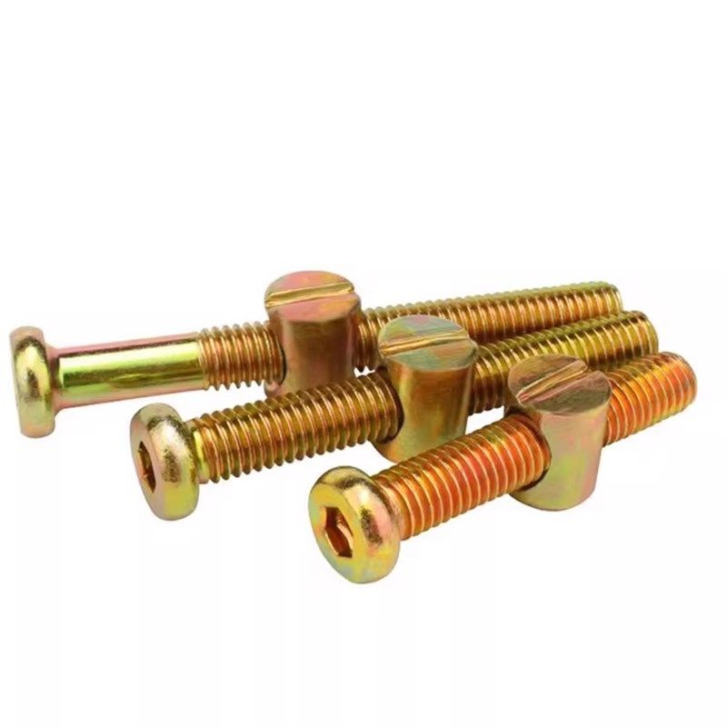 M6家具五金螺丝婴儿童床配件螺丝横孔螺母书柜斜平头螺丝M8螺母,淘宝优惠券,粉丝福利购,淘宝优惠卷