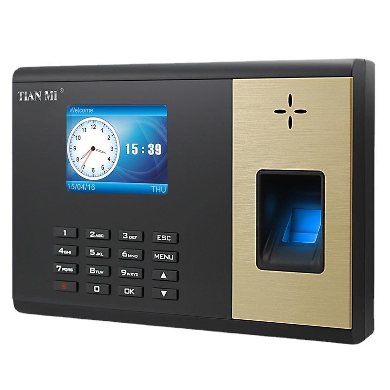 Fingerprint time card attendance machine office password access control fingerprint identification system time attendance machine