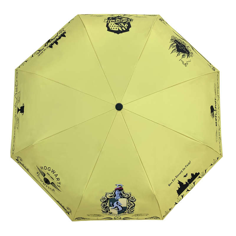 哈利学院雨伞狮院蛇院鹰院獾院二次元周边黑胶全自动男女礼物雨伞 - 图2