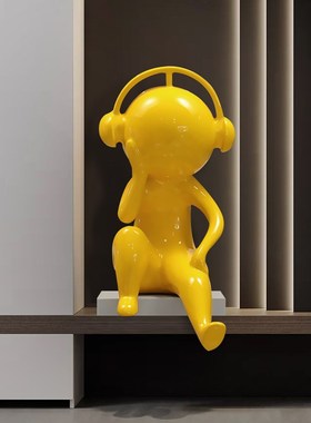 卡通人物公仔样板房装饰品落地雕塑酒店前台大厅楼梯间玄关摆件