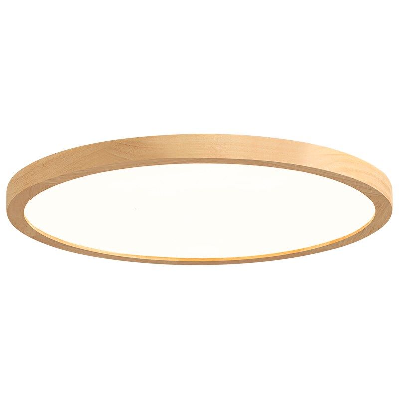 超薄吸顶灯全光谱护眼儿童房灯具阅读学习书房灯简约原木主卧室灯,淘宝优惠券,粉丝福利购,淘宝优惠卷