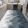 Kitchen floor mats are non-slip, oil-proof, wipeable, washable, and waterproof. Whole-storey PVC mats. New home carpet customization.