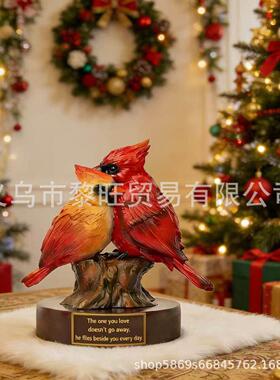 跨境新品Red Bishop Statue红衣主教树脂雕像桌面装饰品礼品摆件