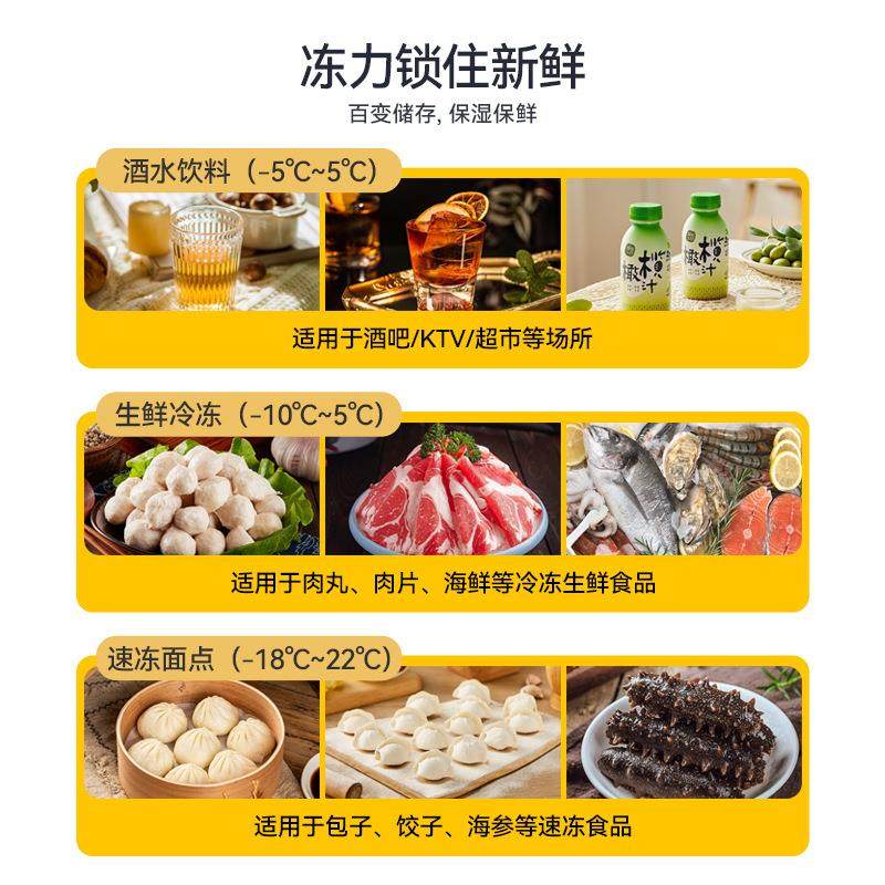 华尔除雾门冷藏冷冻展示柜立式冰柜商用生鲜柜灯箱款榴莲低温柜,淘宝优惠券,粉丝福利购,淘宝优惠卷