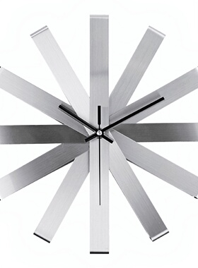 工厂直销现代个性创意挂钟不锈钢时钟客厅卧室挂钟高档静音机芯