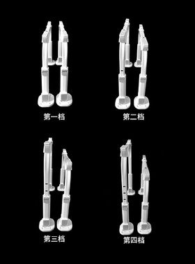 K8伸缩折叠桌腿U型脚支架配件简易折叠加高加长床上折叠桌简易折