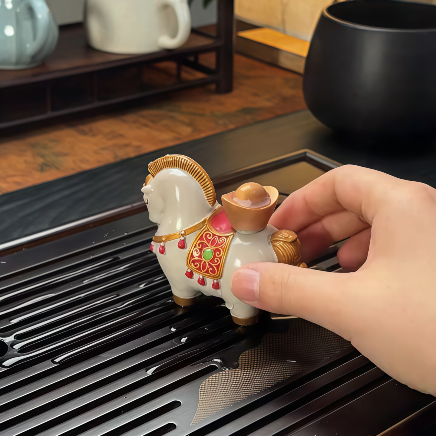 马上有钱茶宠小摆件可变色茶桌台招财装饰品送给老外实用创意礼物,淘宝优惠券,粉丝福利购,淘宝优惠卷