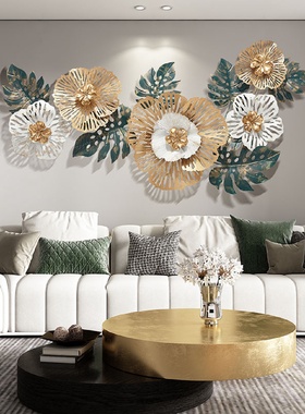 沙发背景墙装饰画客厅高档大气铁艺抽象挂画轻奢软装壁画艺术墙画