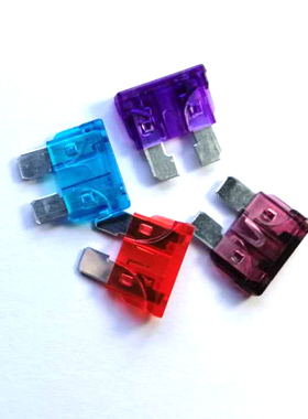 汽车保险管氙气灯保险丝中号小号保险插片32V 20A 5A 15A 10A 40A