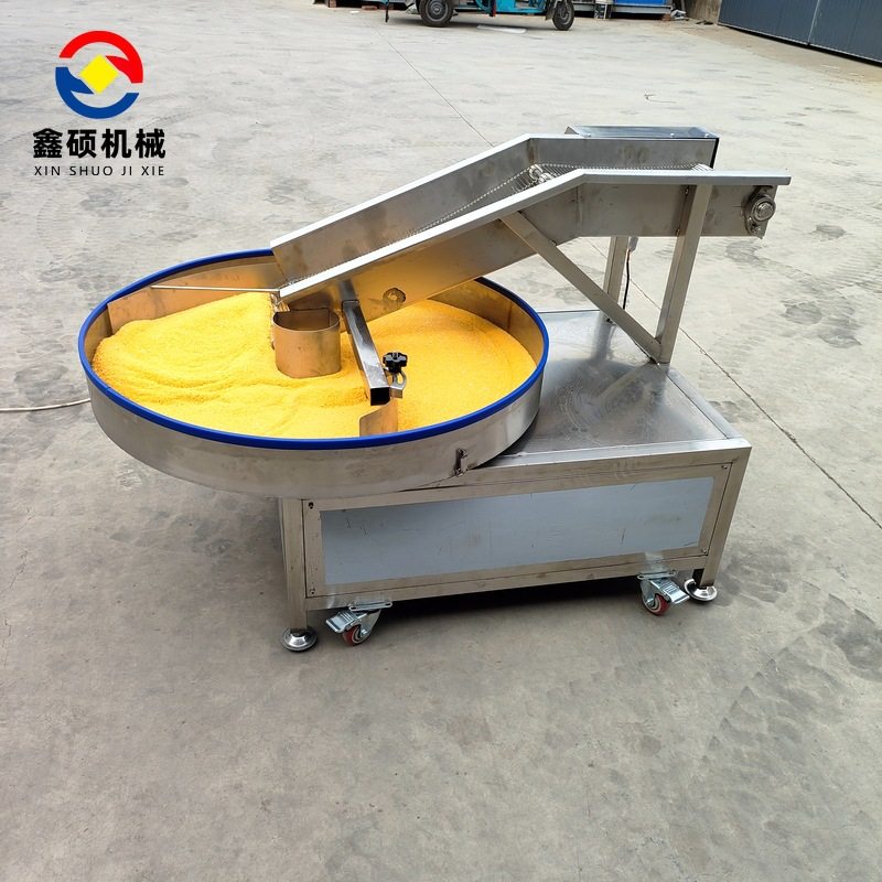 全自动汉堡肉饼平行上粉机 鸡排上浆裹粉设备 鸡胸肉上粉上糠机器,淘宝优惠券,粉丝福利购,淘宝优惠卷