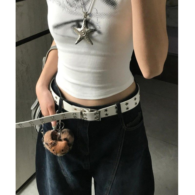 美式大码设计字母刺绣弯刀牛仔七分裤女夏季2025新款宽松直筒中裤,淘宝优惠券,粉丝福利购,淘宝优惠卷