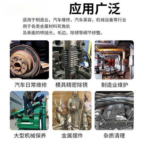 藤原动喷砂机KTW抛小型除气锈翻新磨专用新款便携手持式喷砂枪光 - 图1