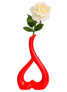 现代陶瓷小创意餐桌装饰品家居客厅插瓶新房软装摆设