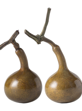 铜葫芦男士把玩斑铜解压手捻葫芦办公室收藏文玩小