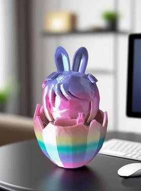 三角洲麦小蛋炫彩模型摆件3D打印
