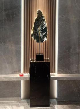 家大叶大乔迁新居开业礼品招财芭蕉叶客厅大摆件现代简约玄关装饰