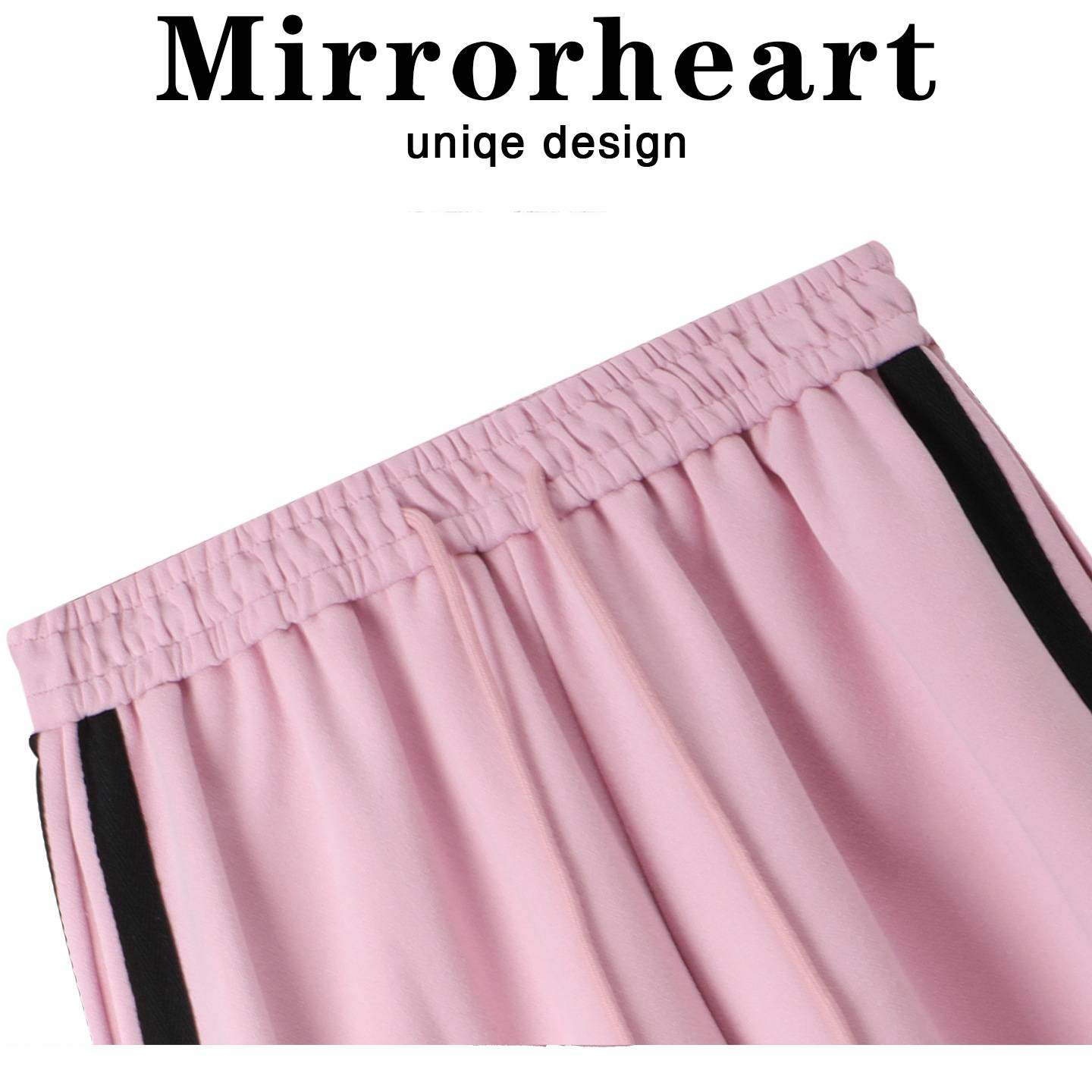 少女系粉色运动裤女2025秋装新款高腰韩系穿搭宽松学生阔腿休闲裤,淘宝优惠券,粉丝福利购,淘宝优惠卷