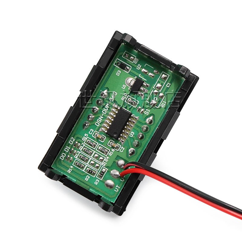 0.56英寸直流电压表头LED数字显示元器件DC4.5V-30V 反接保护二线 - 图1