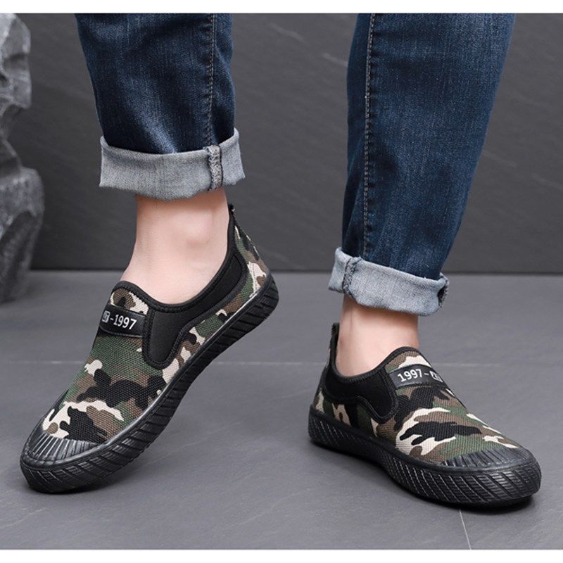 男款解放鞋民工地干活鞋劳保迷彩鞋耐磨劳动工作鞋帆布胶鞋女春秋,淘宝优惠券,粉丝福利购,淘宝优惠卷