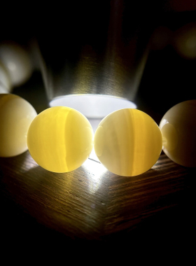 天然金丝一线贝壳佛珠手串七宝