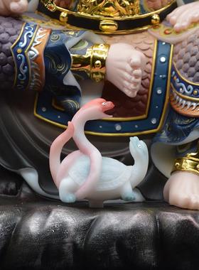 汉白玉玄天上帝真武大帝神像武当山真武祖师北极真君供奉