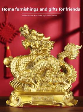 铜生肖饰品12生肖标志全套吉祥物，鼠，牛，虎，兔，龙，蛇，马，