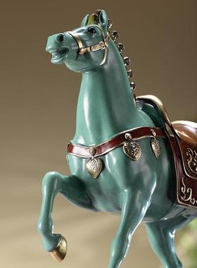 朱秉仁铜庄之灵韵客厅装饰马饰品家居饰品书桌饰品办公饰品