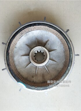南京电机风叶制动轮0.8 7.5KW起重机行车天车配件电动葫芦刹车盘