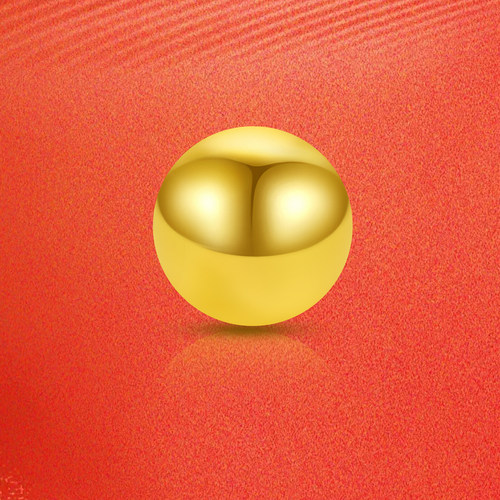 【金富贵】B黄金手串散珠足金999金珠DIY配件金珠串珠足金珠子 - 图3